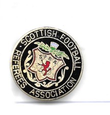 Scotland Referees Association - Brooch Emslie Edinburgh- Football Pin Badge