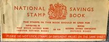 NATIONAL SAVINGS STAMP BOOK with one Princess Anne 6D Stamp