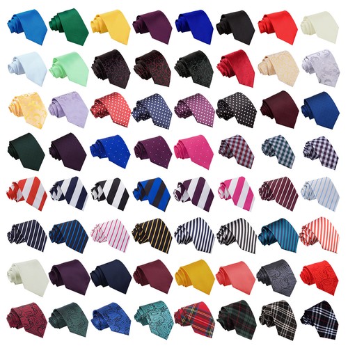 Mens tie solid - tie, plain