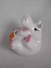 Quirky Yawning Hippo Savings Bank! Vintage Hippopotamus Coin Bank with Stopper