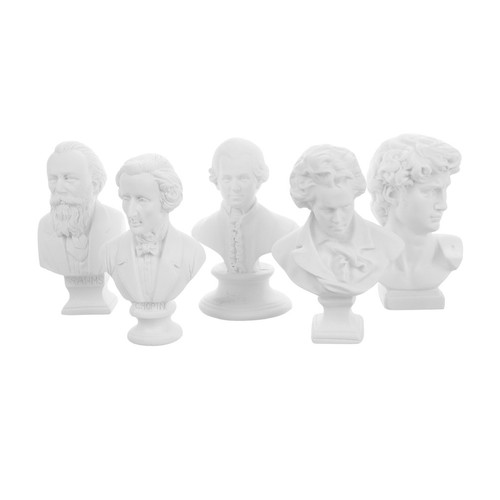 Set white plaster mini - 5,