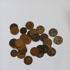 Old One Penny Coins Job Lot. From 1860s to pre 1920s