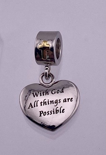 Silver tone with god - silver,