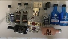 Empty Miniature Spirit Bottles