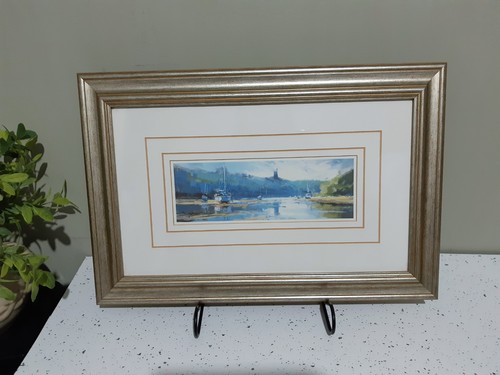 Harbour scene art print - scene, with