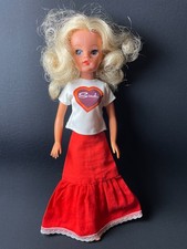 Pedigree Pretty Pose Sindy 12" fashion doll 1975 detailed hands long blonde hair