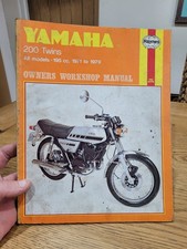 Yamaha Ycs Rd 200 dx Twins Haynes Owners Workshop Manual 1971 To 1979 All Models
