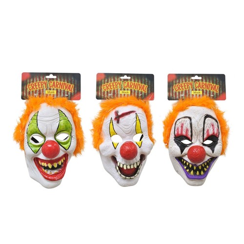 Creepy carnival clown - carnival,