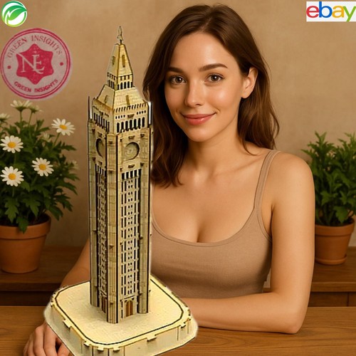 Wooden big ben - wooden,