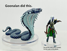 D&D Pathfinder Mini Darklands Rising 29 Emperor Cobra UC LARGE