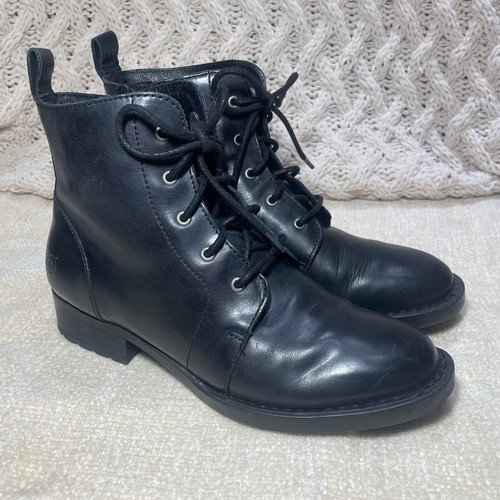 Born troye combat boots - troye, black