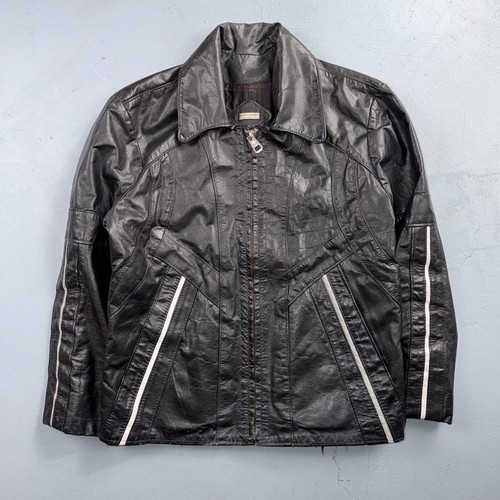 Genuine leather jacket black - genuine,