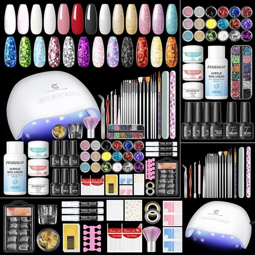 69pcs acrylic nail - 69pcs, with