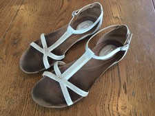 Clarks Artisan Ladies Comfort Diamanté Sandals - Size UK 4.5 D / EU