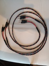 Gothic Audio Pure solid Silver Speaker Cables - 1.5M pair.