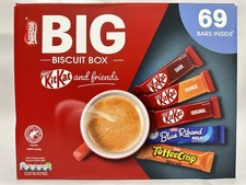 Nestlé Big Biscuit Box 69 Bars – KitKat, Toffee Crisp & Blue Riband Bulk Sharing