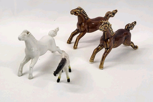 Vintage horse glazed - ,