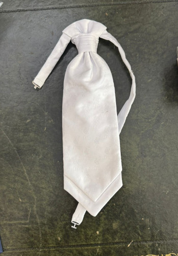 Smart pre tied cravat ruche - tied,