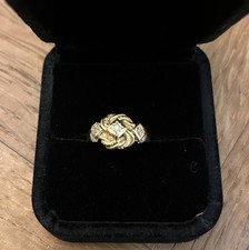 Antique 18ct gold knot ring