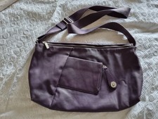 LADIES MANDARINA DUCK PURPLE LEATHER CROSS THE BODY STYLE HANDBAG