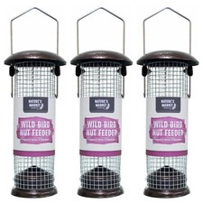 3x Wild Bird Hanging Bird Nut