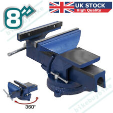 8" Heavy Duty Work Bench Vice Engineer Jaw Swivel Base Workshop Vise Clamp 200mm