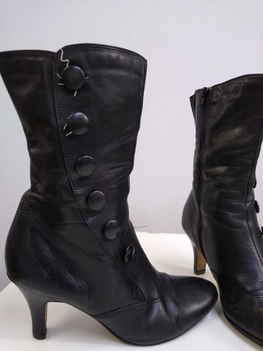 Victorian style black leather - style,