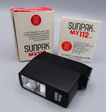 Sunpak MX112 Electronic Flash Unit – Boxed with Manual