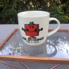 Mr. Men THOIP Mug Little Mr Strong BY Roger Hargreard, From 2014, VGC