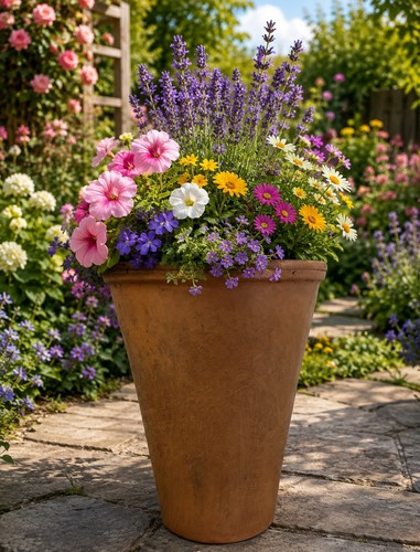Large terracotta pot 5cm - large, x