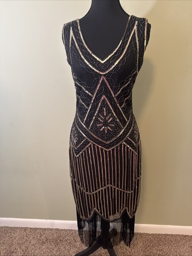 Babeyond flapper dress - flapper, black