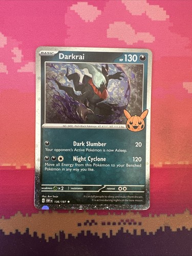Pokemon card darkrai trick - trick, or