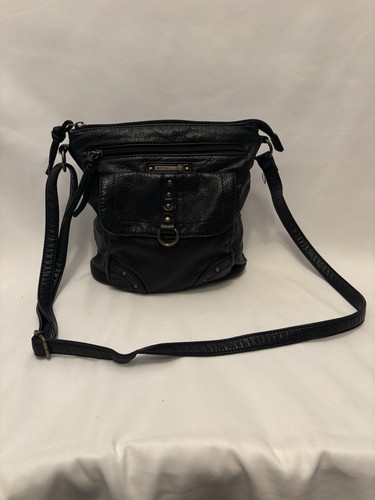 Pavers black leather - black,