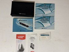 2001 Daewoo Lanos Owners Manual Set With Case USDM RARE