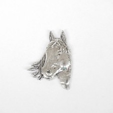Horse Head Pin Brooch Hat