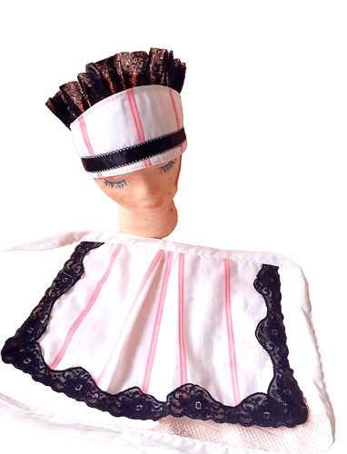 French maid cap - french,