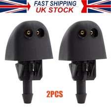 Pair of Windscreen Washer Jets Front Nozzle for Renault Trafic Vauxhall Vivaro