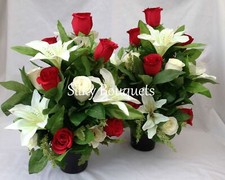 Grave Pot Flower Arrangement