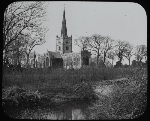 Old magic lantern slide - magic,