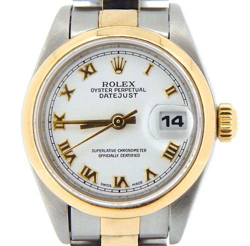 Rolex datejust lady two tone - rolex,