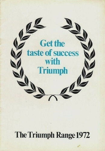 Triumph range 1971 - range, uk
