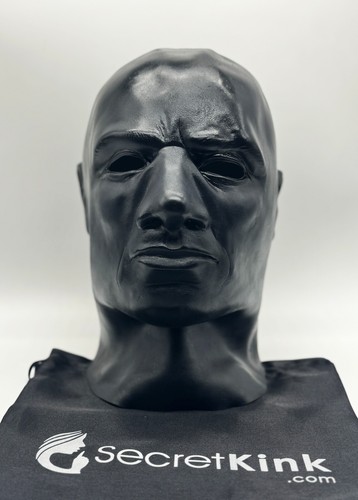 Black latex hood - latex,