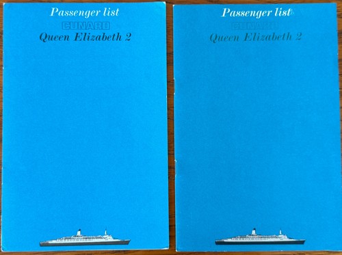 Rare cunard qe2 passenger - rare,