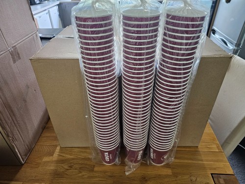 Costa coffee 12oz paper cups - coffee,