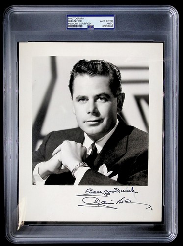 Glenn ford autographed - ,