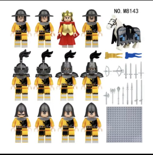 Custom lego medieval knights - lego,