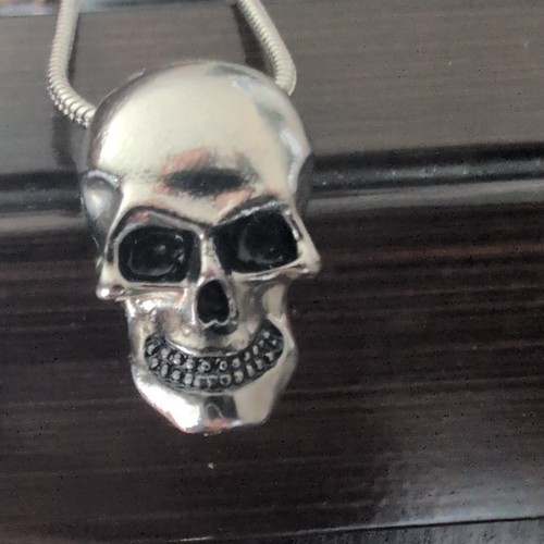 Zara silver tone skull - silver,