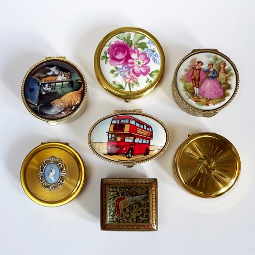 Vintage pill box job lot - pill,
