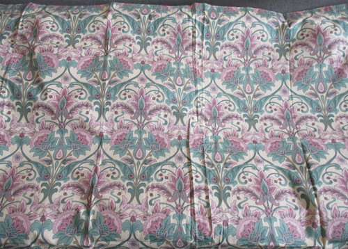 Large vintage floral curtains - large,