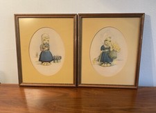 Vintage Dutch Girls Print